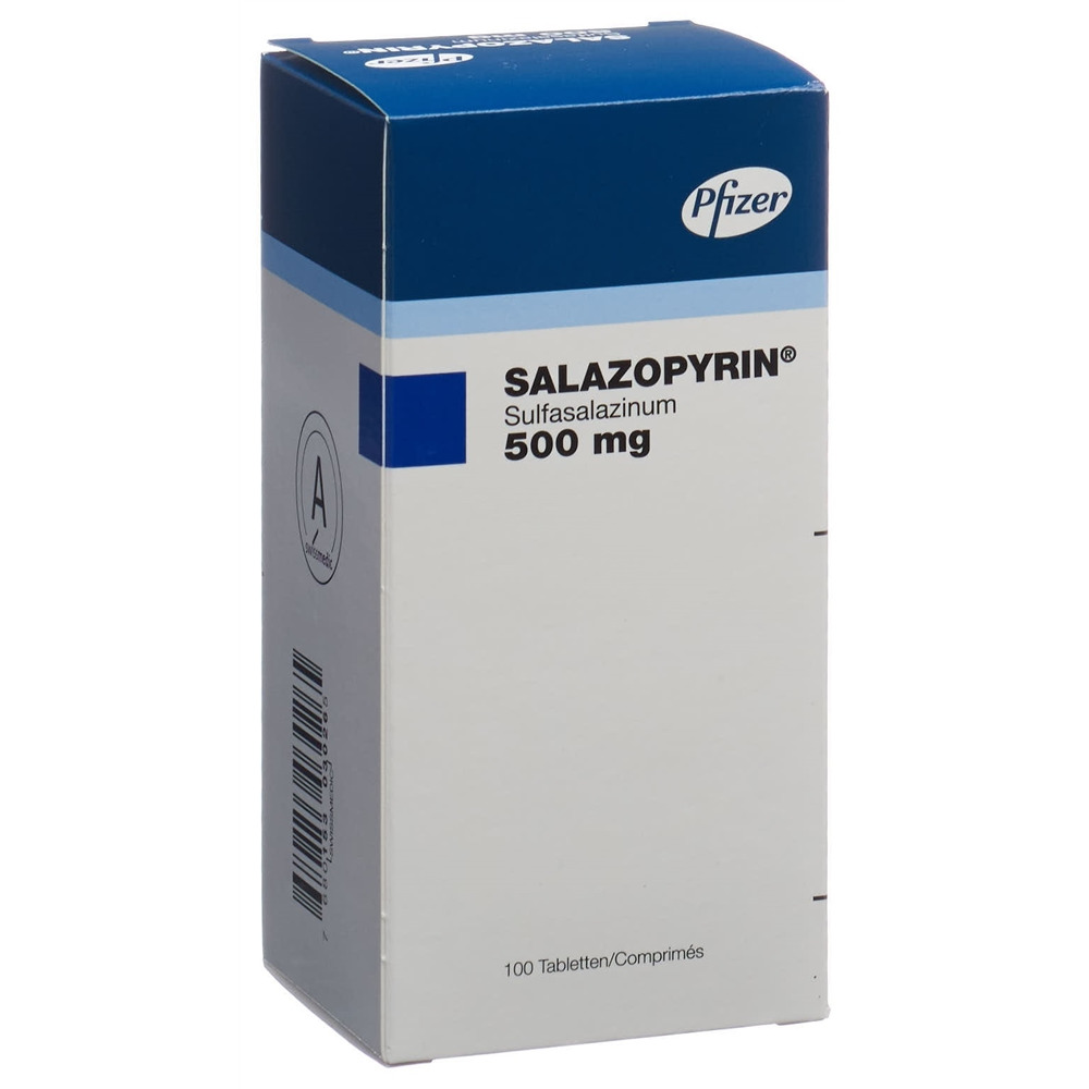 SALAZOPYRIN EN cpr pell 500 mg bte 100 pce