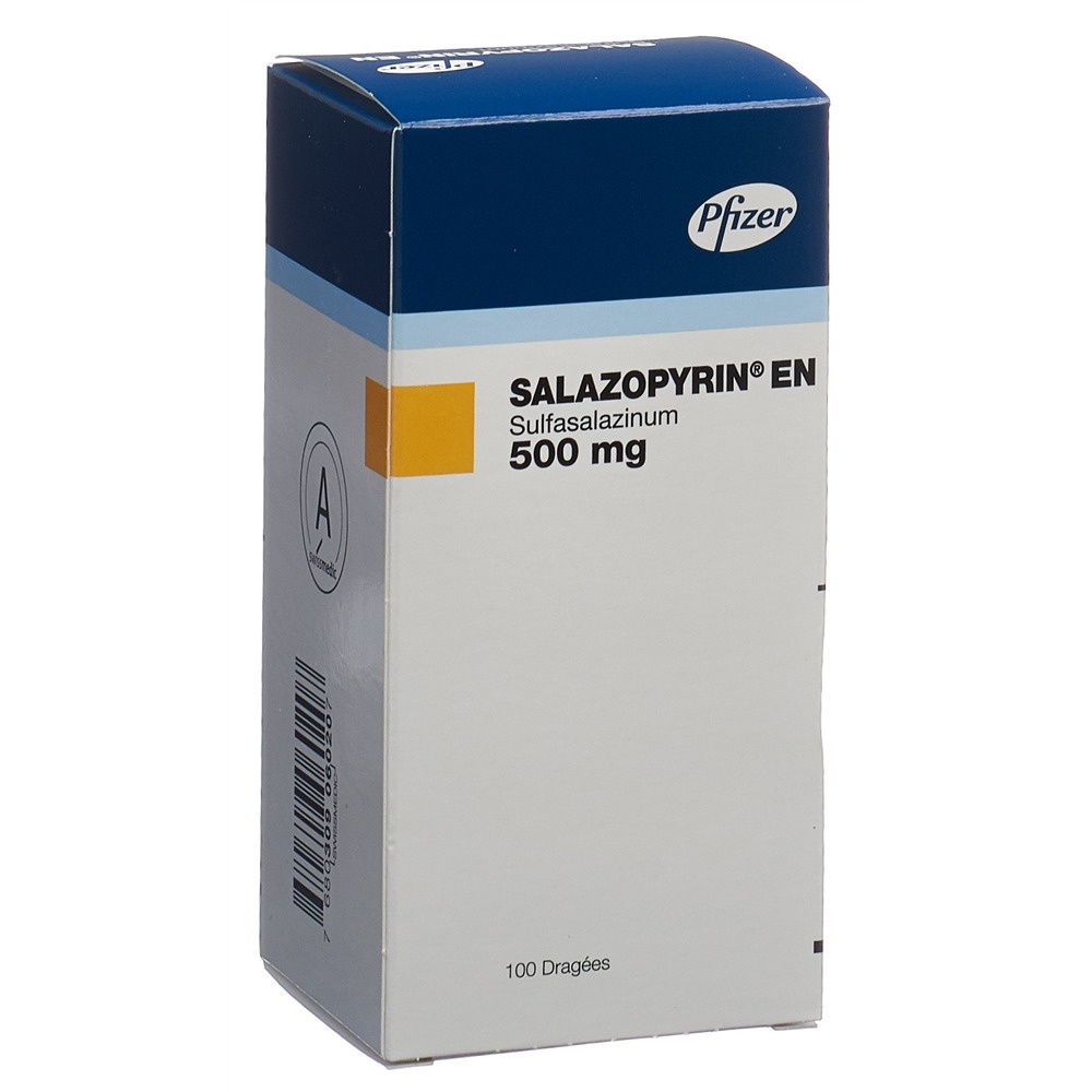 SALAZOPYRIN EN cpr pell 500 mg bte 100 pce