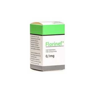 FLORINEF cpr 0.1 mg bte 100 pce