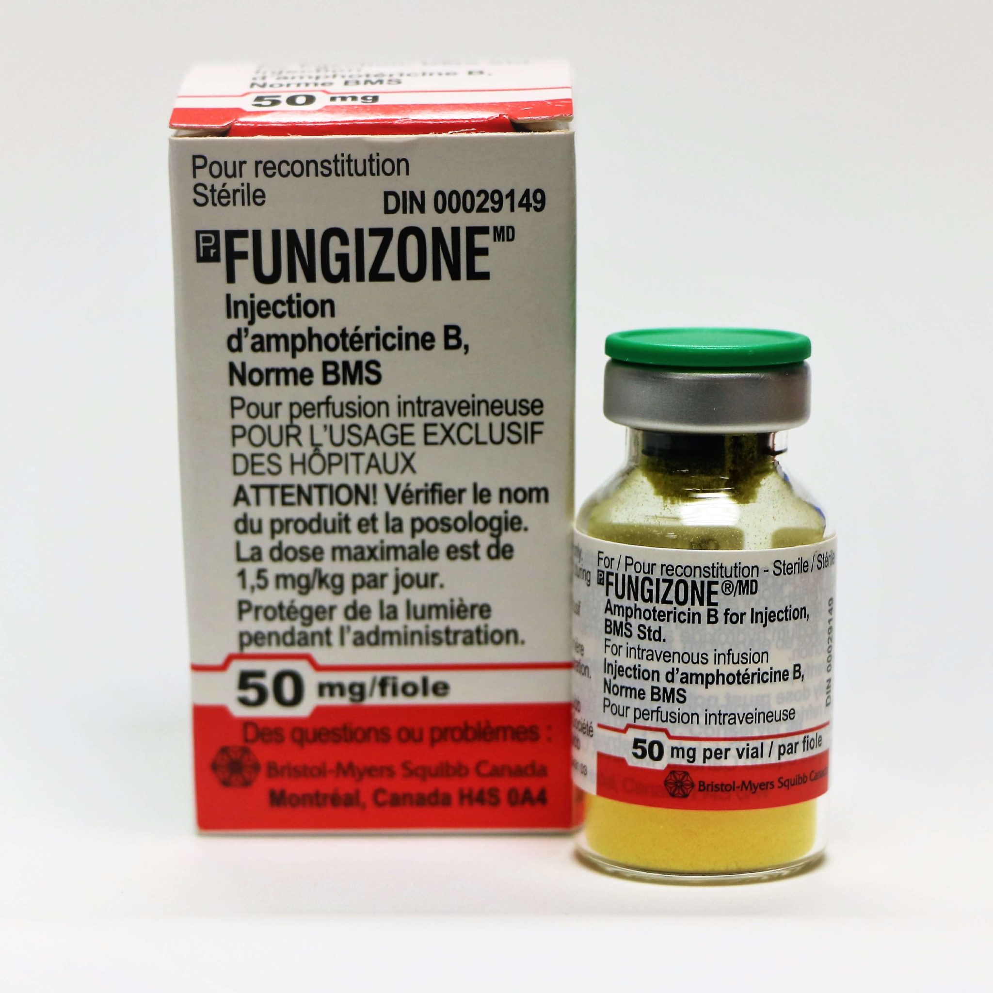FUNGIZONE subst sèche 50 mg flac