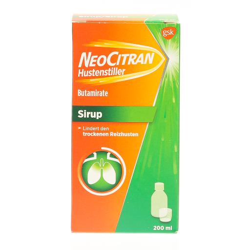 NEOCITRAN Antitussif sirop 15 mg/10ml 200 ml