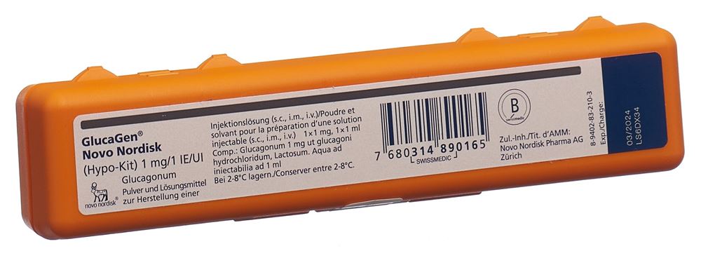 GLUCAGEN Novo Hypo-Kit 1 mg c solv amp