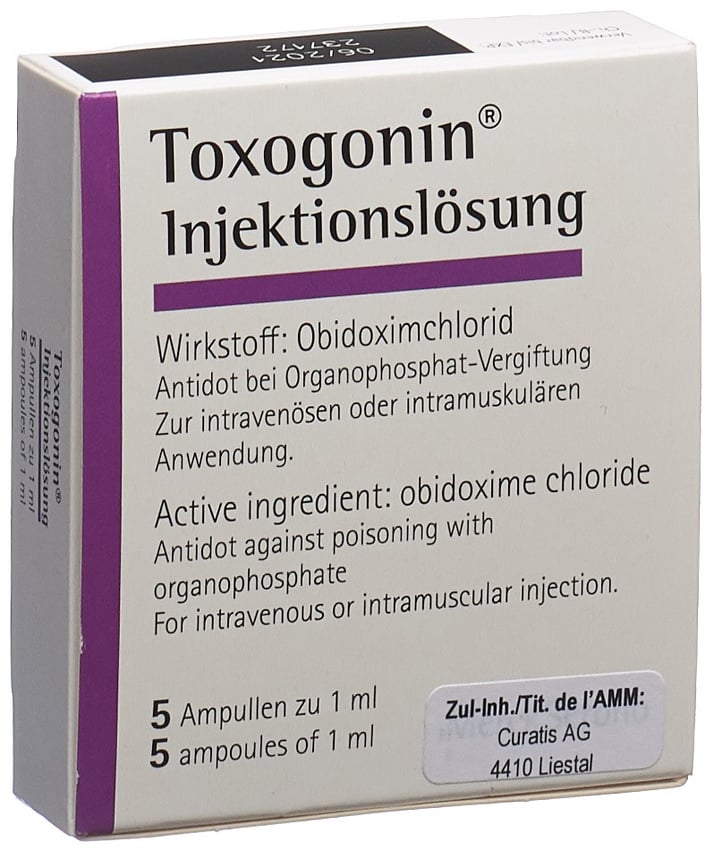 TOXOGONIN sol inj 250 mg/ml 5 amp 1 ml