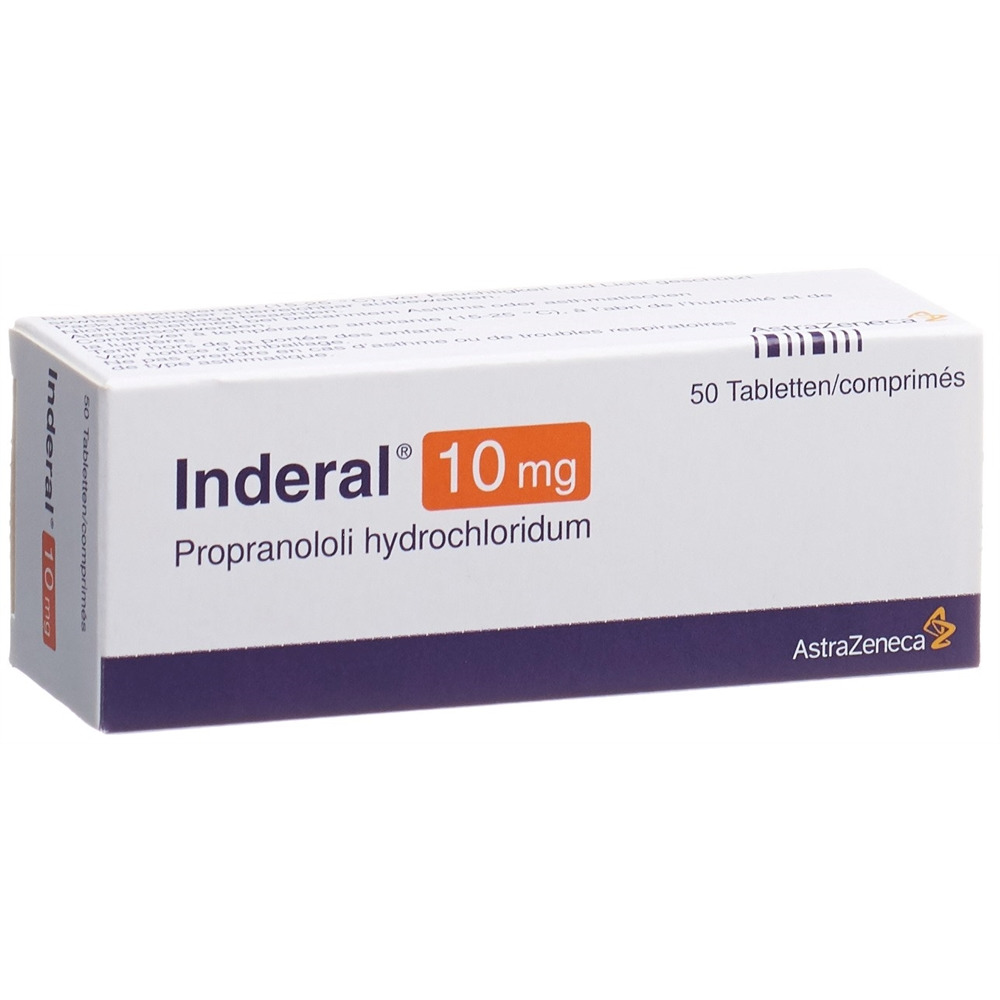 INDERAL cpr pell 10 mg 50 pce