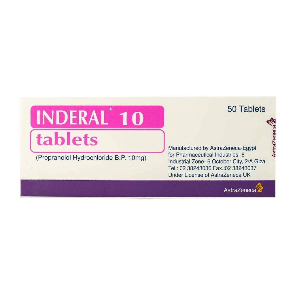 INDERAL cpr pell 10 mg 50 pce