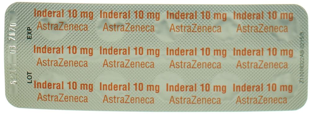 INDERAL cpr pell 10 mg 50 pce