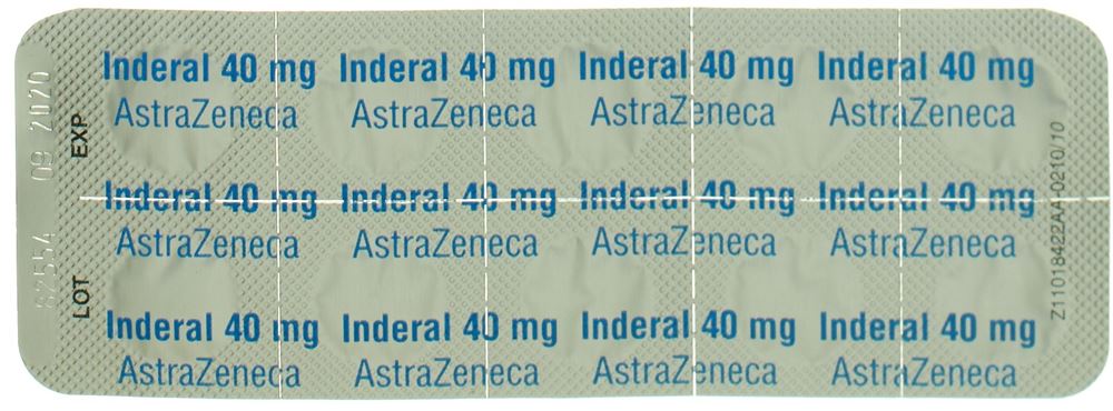 INDERAL cpr pell 40 mg 50 pce