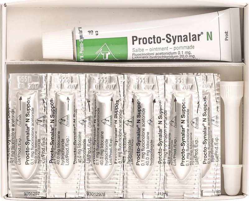 PROCTO SYNALAR N supp 10 pce