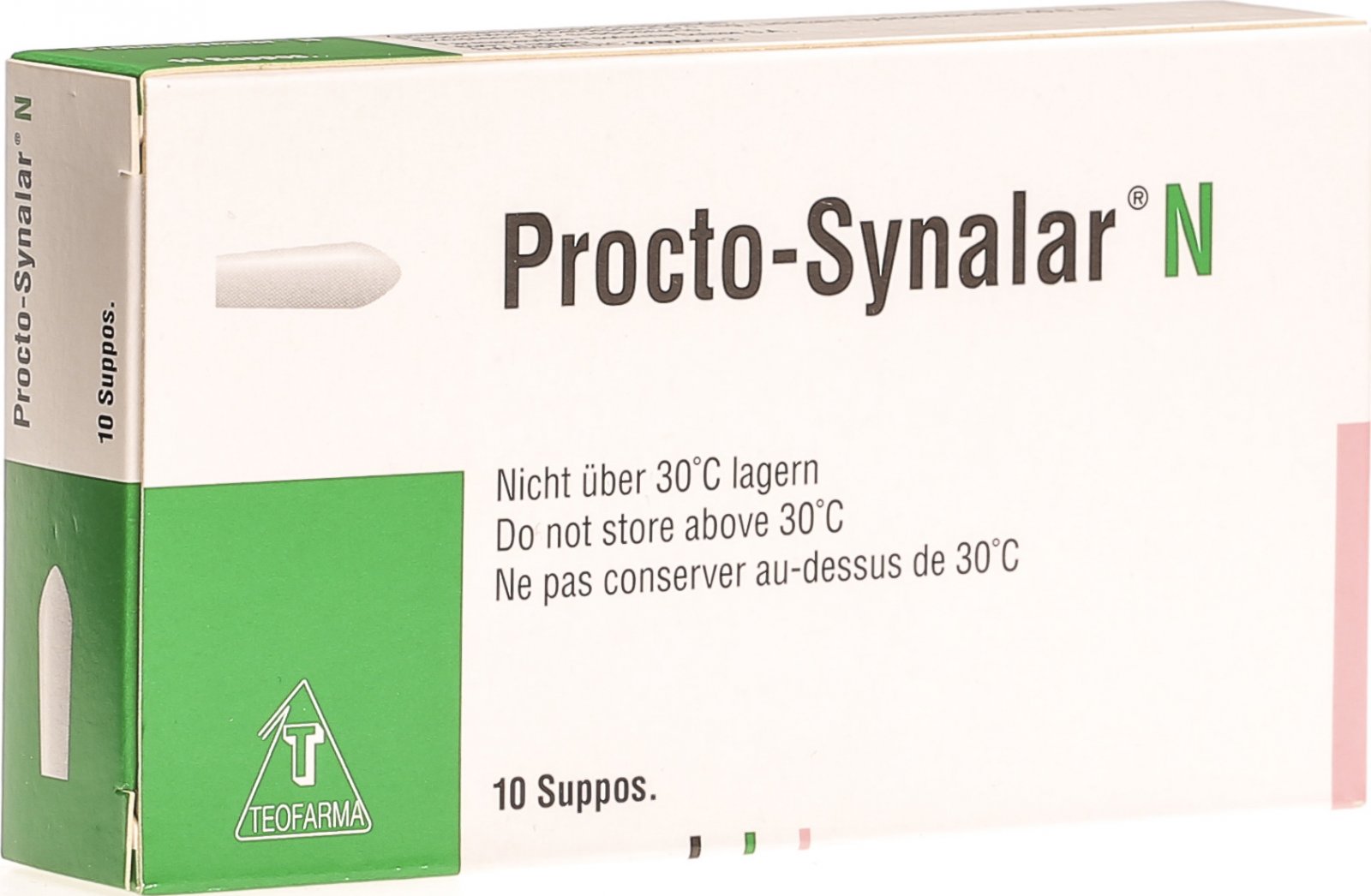 PROCTO SYNALAR N supp 10 pce