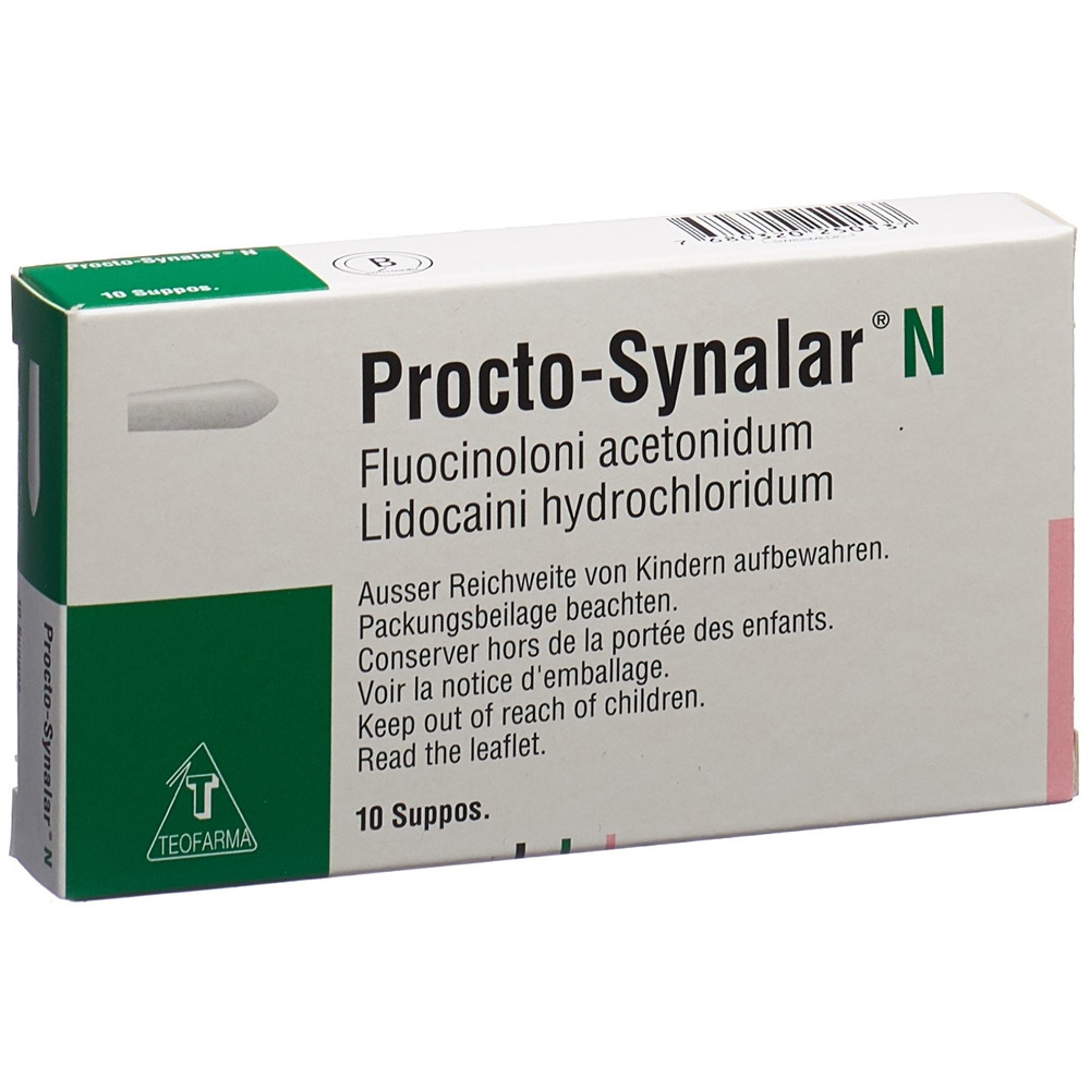 PROCTO SYNALAR N supp 10 pcs