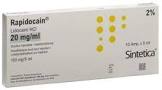 RAPIDOCAIN 100 mg/5ml s cons 10 amp 5 ml