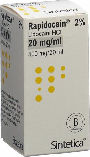 RAPIDOCAIN 400 mg/20ml s cons vial 20 ml