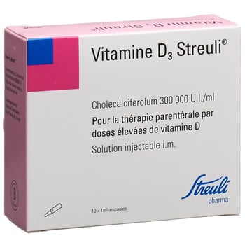 VITAMINE D3 Streuli sol inj 300000 UI/ml 10 x 1 ml