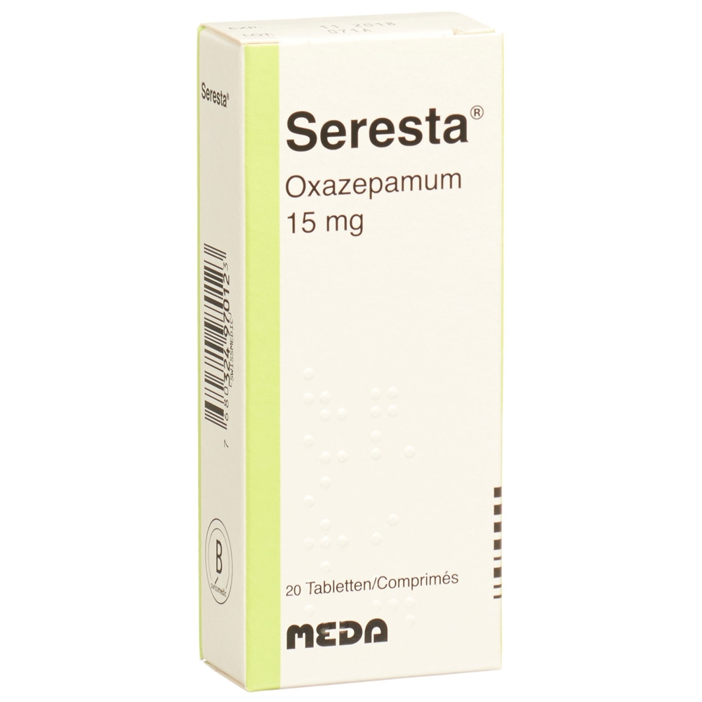 SERESTA cpr 15 mg 20 pce