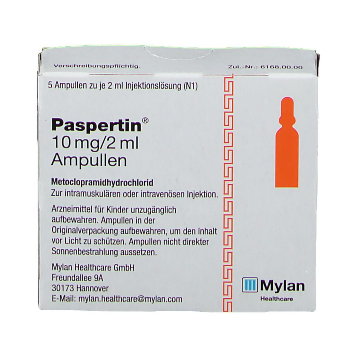PASPERTIN cpr pell 10 mg 50 pce