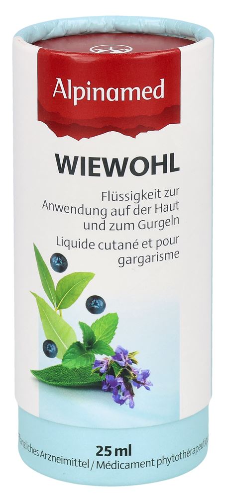 Wiewohl, Flüssigkeit zur Anwendung auf der Haut und zum Gurgeln