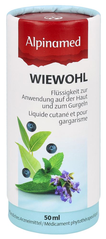 Wiewohl, Flüssigkeit zur Anwendung auf der Haut und zum Gurgeln