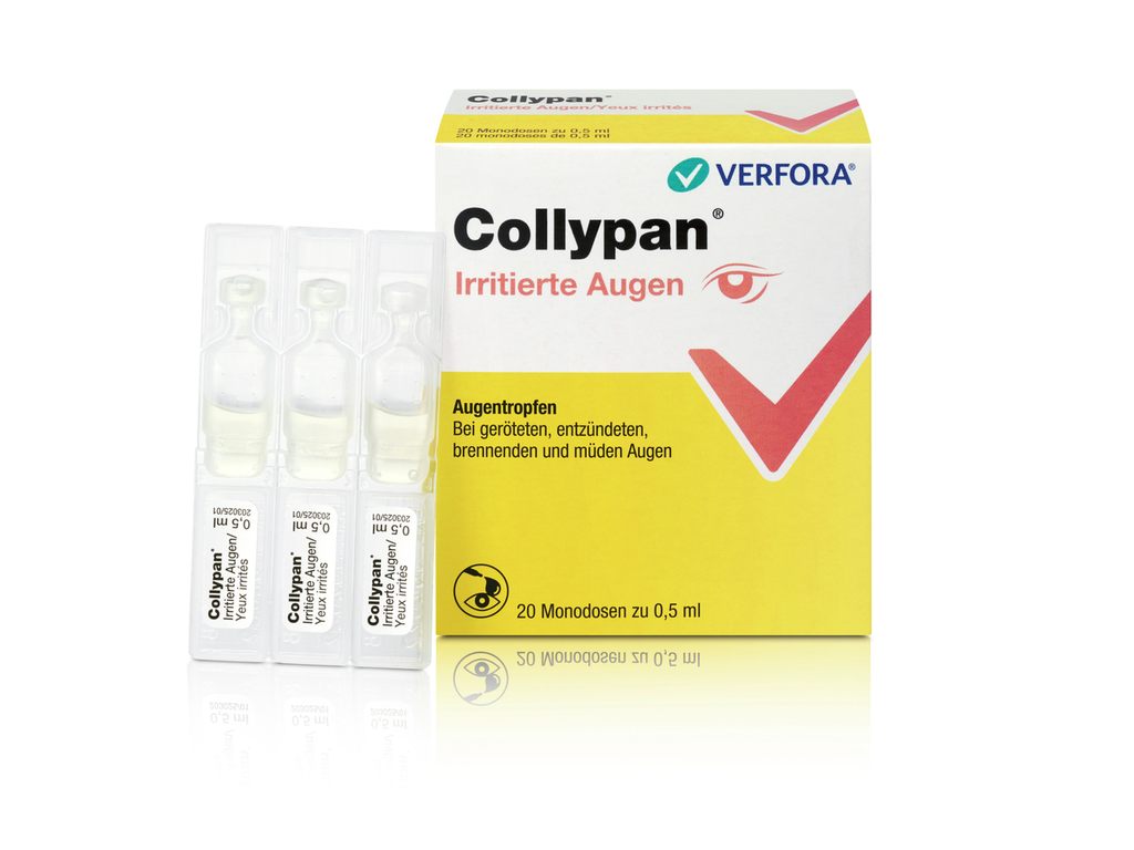 COLLYPAN yeux irrités MD 20 monodos 0.5 ml