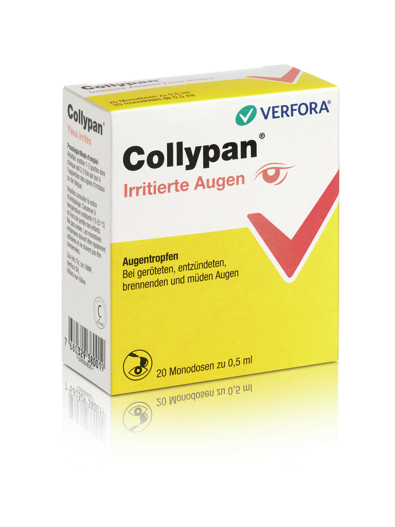 COLLYPAN yeux irrités MD 20 monodos 0.5 ml