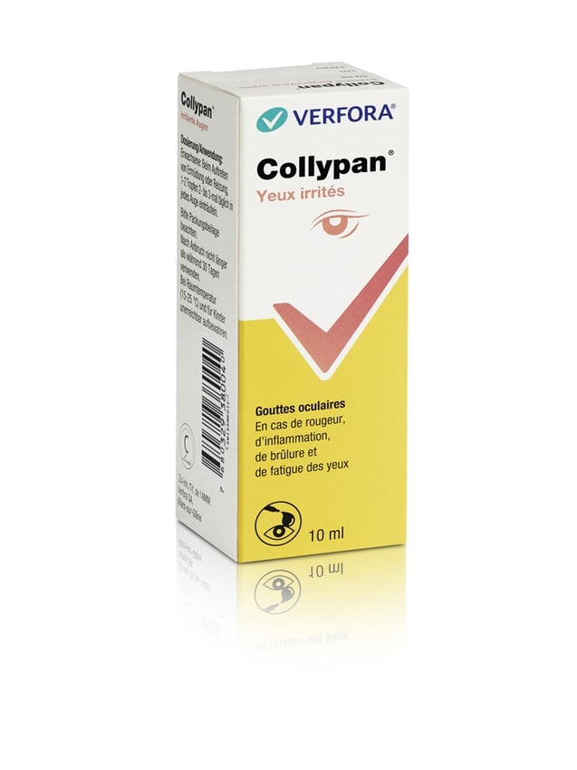 COLLYPAN yeux irrités gtt opht fl 10 ml