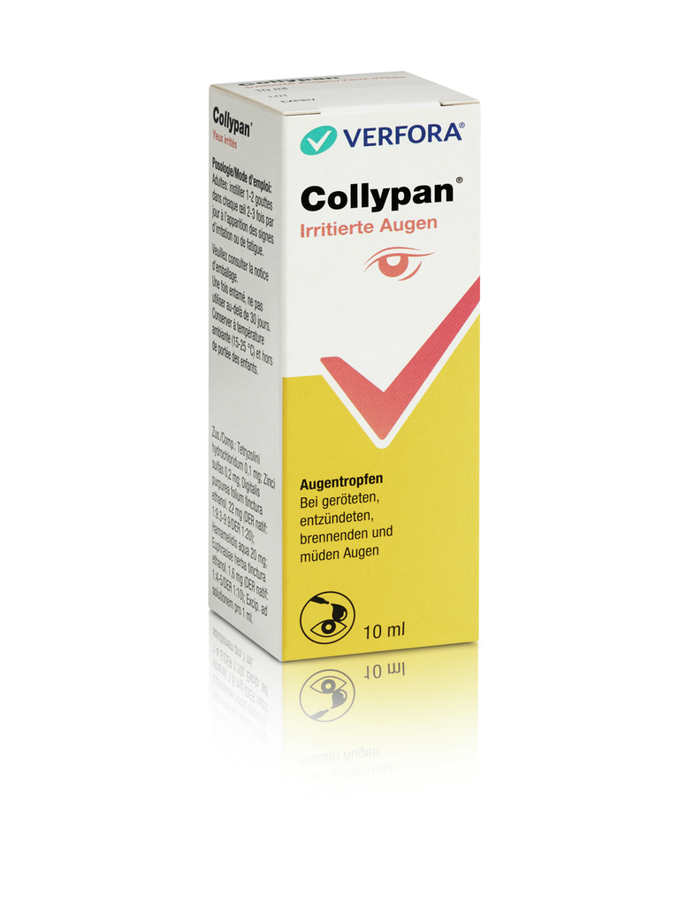 COLLYPAN yeux irrités gtt opht fl 10 ml