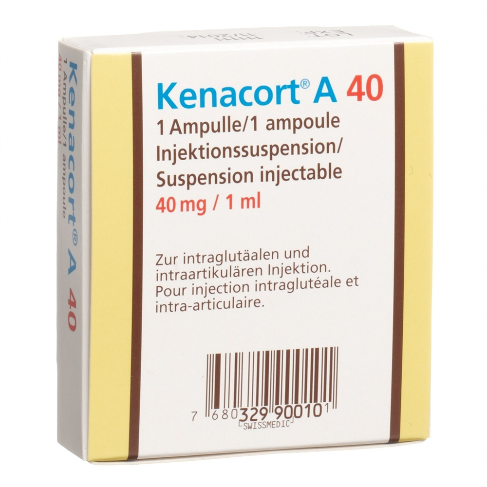 KENACORT A 40 susp inj 40 mg/ml amp ser 1 ml