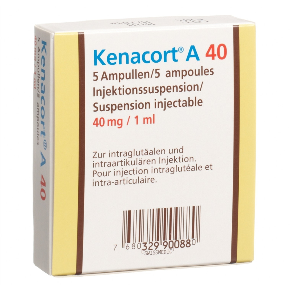 KENACORT A 40 susp inj 200 mg/5ml flac 5 ml
