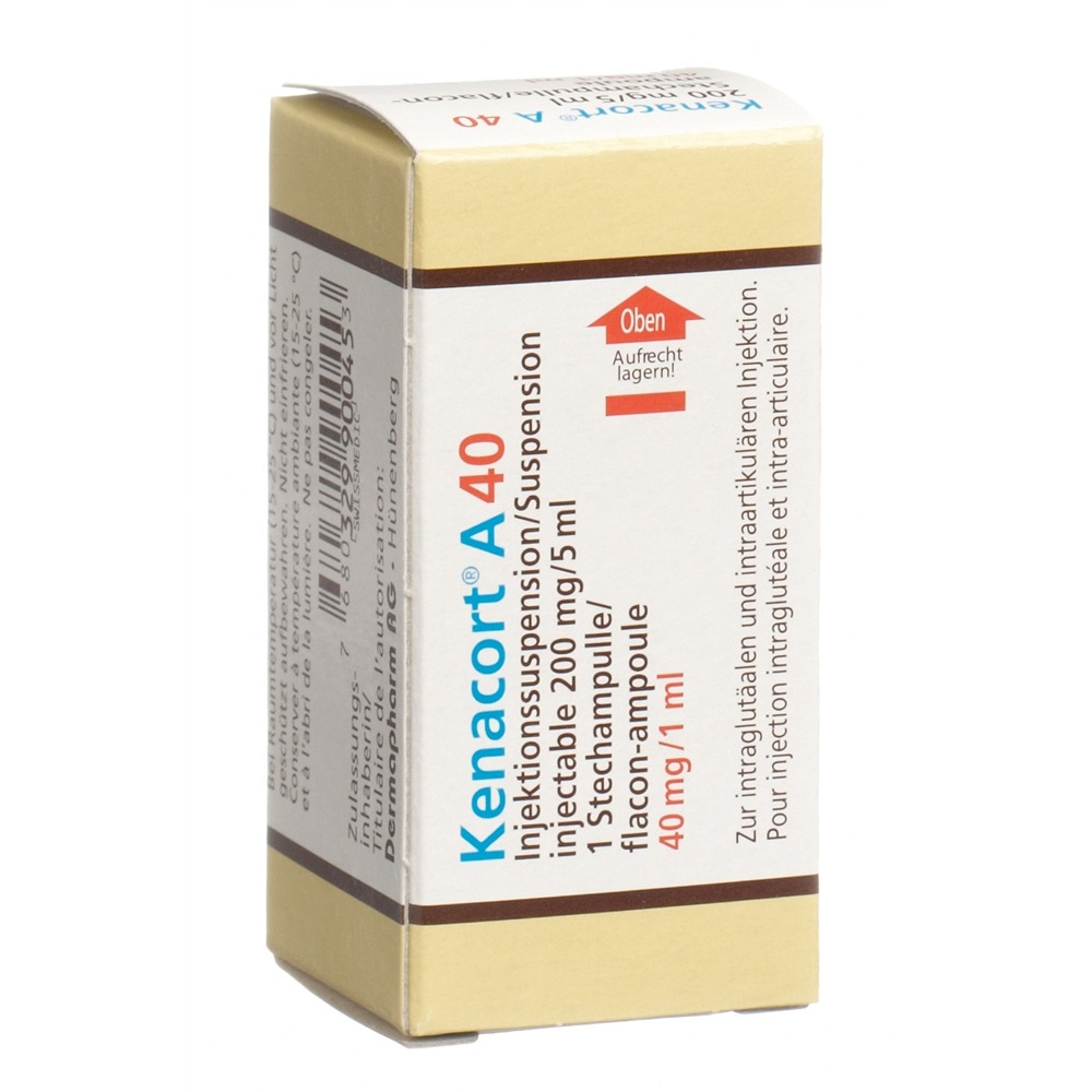 Kenacort-A 40 200 mg/5 mL, Injektionssuspension