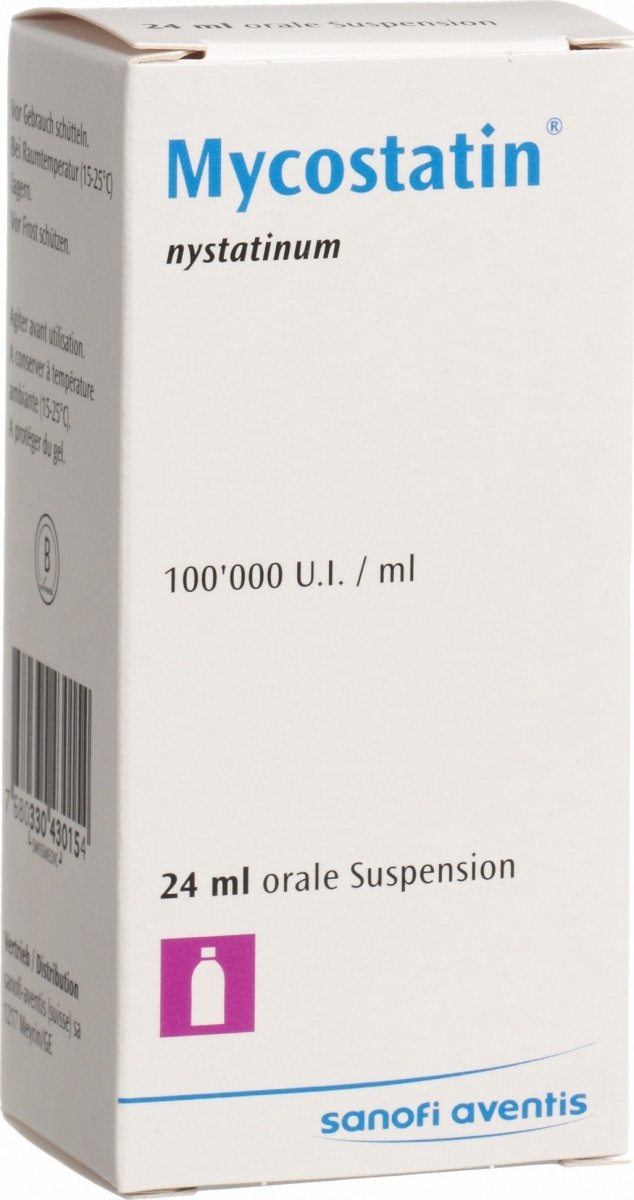 MYCOSTATIN susp 100000 U/ml fl 24 ml