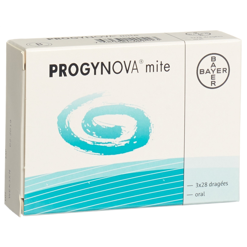 PROGYNOVA mite drag 1 mg 3 x 28 pce