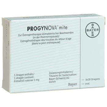 PROGYNOVA mite drag 1 mg 3 x 28 pce
