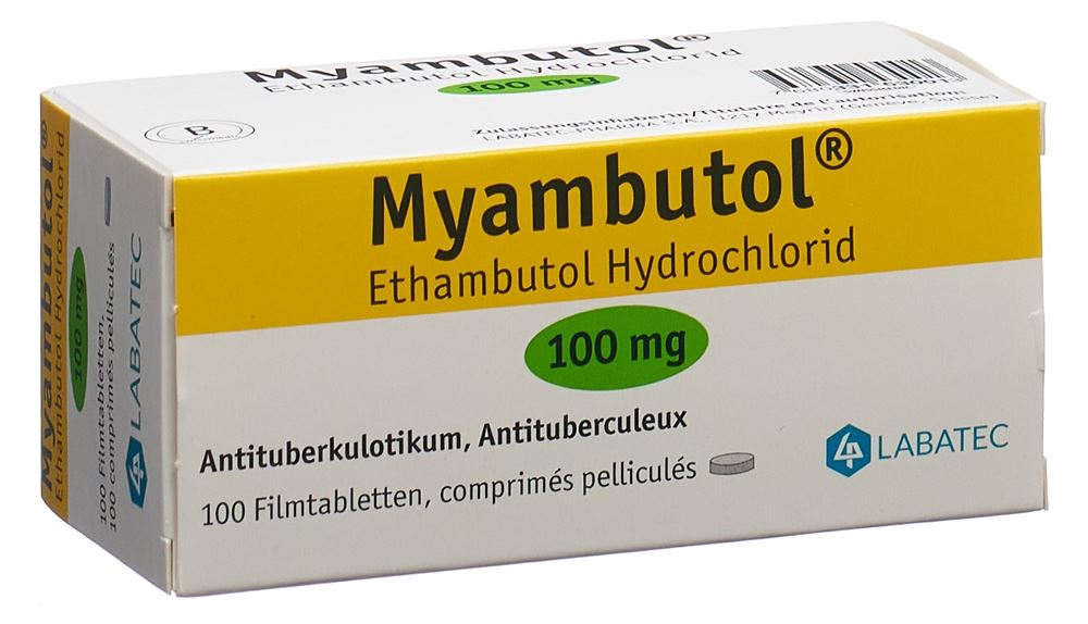MYAMBUTOL cpr pell 100 mg 100 pce