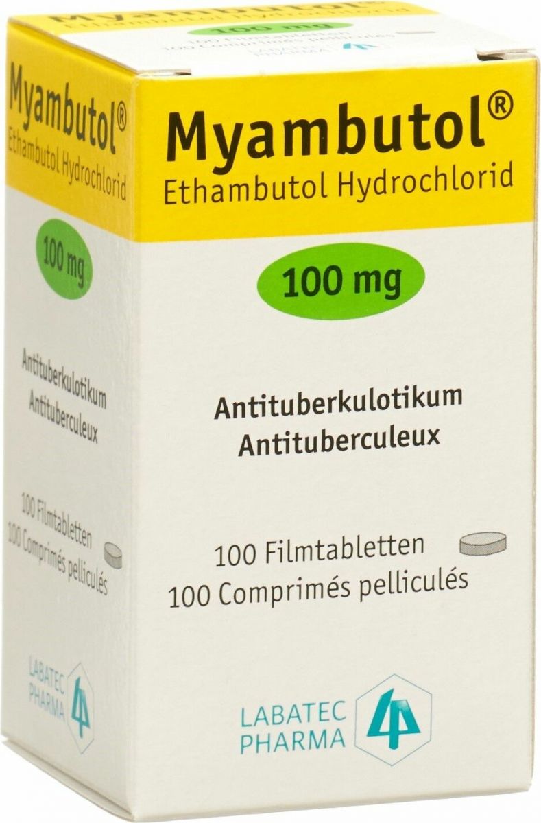 MYAMBUTOL cpr pell 100 mg 100 pce