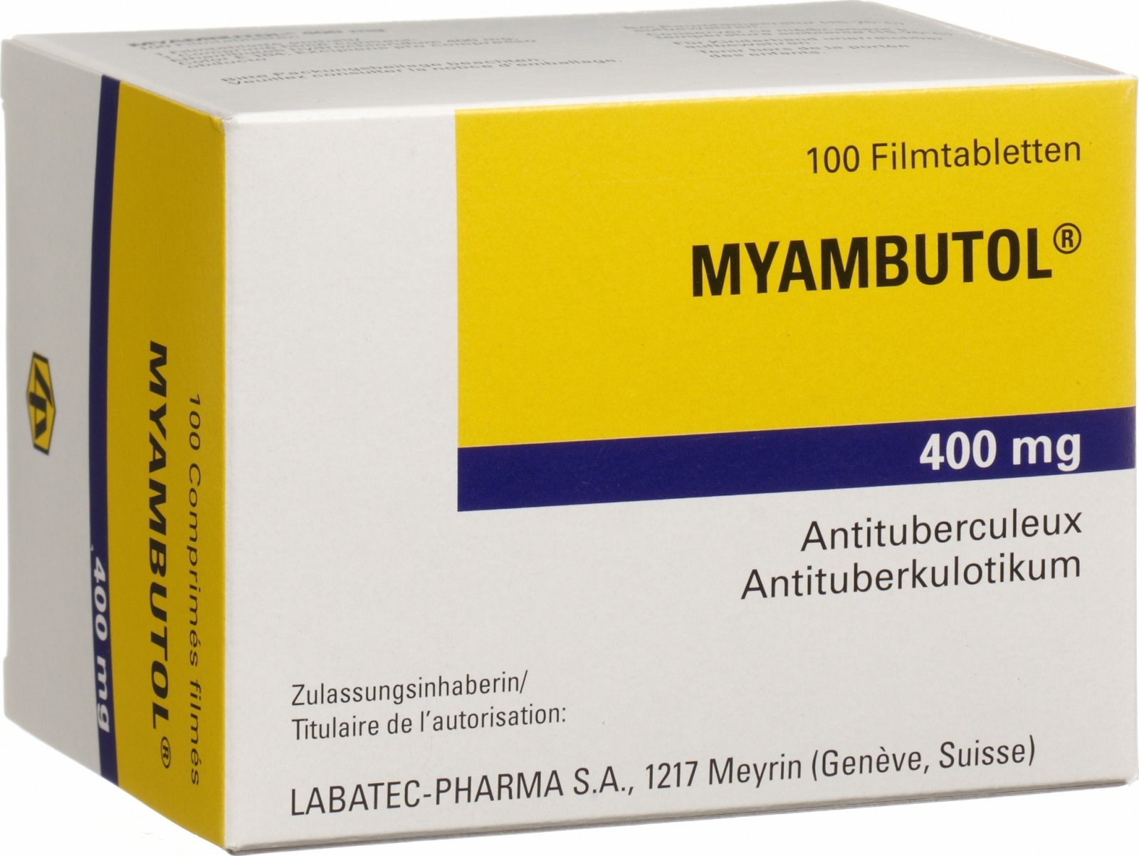 MYAMBUTOL cpr pell 400 mg 100 pce