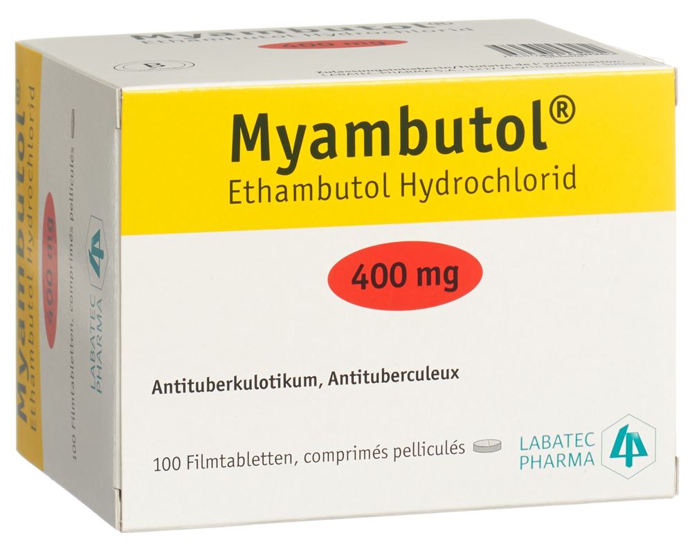MYAMBUTOL cpr pell 400 mg 100 pce