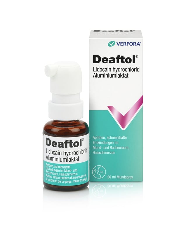 DEAFTOL spray buccal av lidocaïne 20 ml