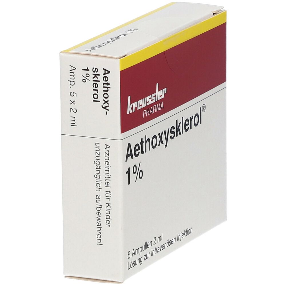AETHOXYSKLEROL sol inj 1 % 5 amp 2 ml