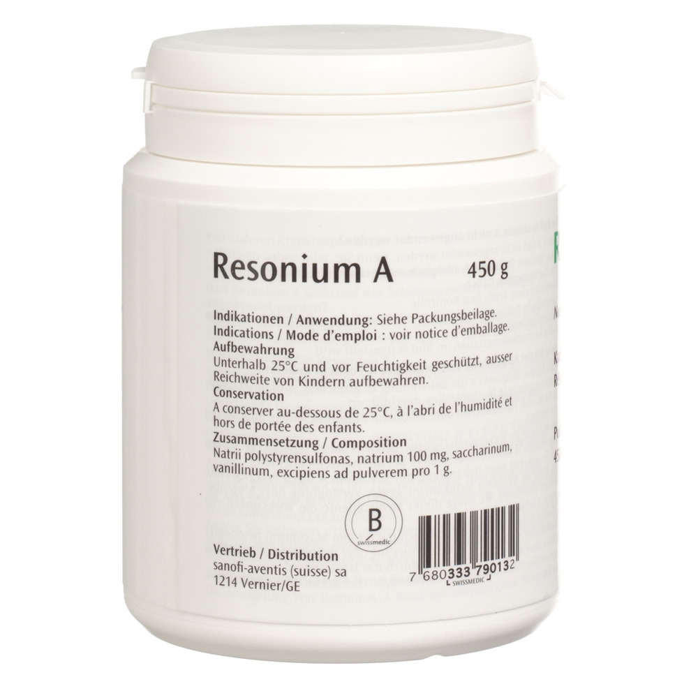 RESONIUM A pdr bte 450 g