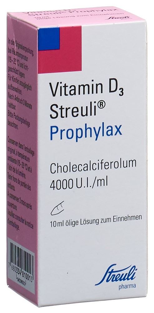 Vitamin D3 Streuli Prophylax, Lösung zum Einnehmen