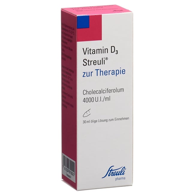 VITAMINE D3 Streuli 4000 UI/ml pour thérapie 30 ml