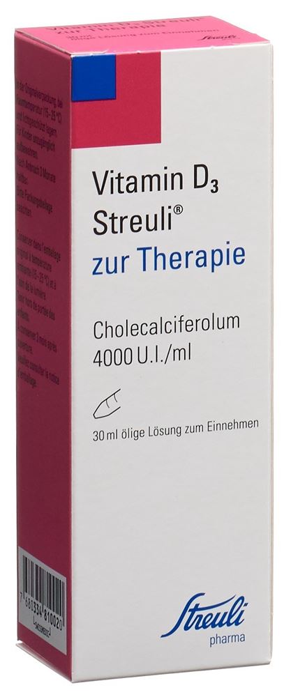 Vitamin D3 Streuli zur Therapie, Lösung zum Einnehmen