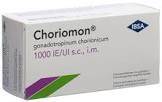 CHORIOMON 2000 UI c solv (seringue) flac 3 pce