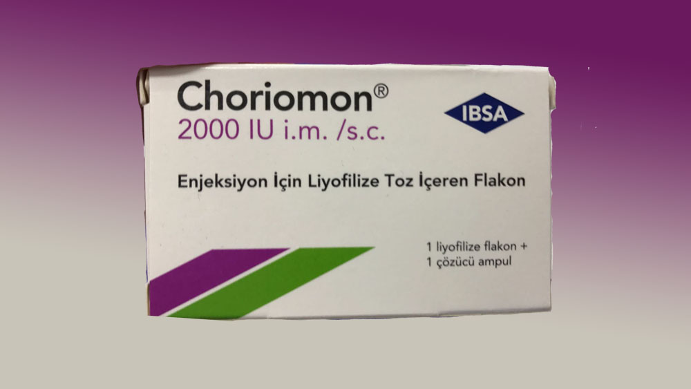 CHORIOMON 2000 UI c solv (seringue) flac 3 pce