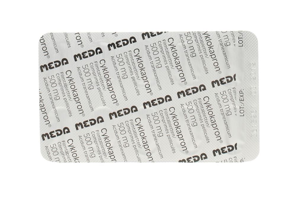 CYKLOKAPRON cpr pell 500 mg 30 pce