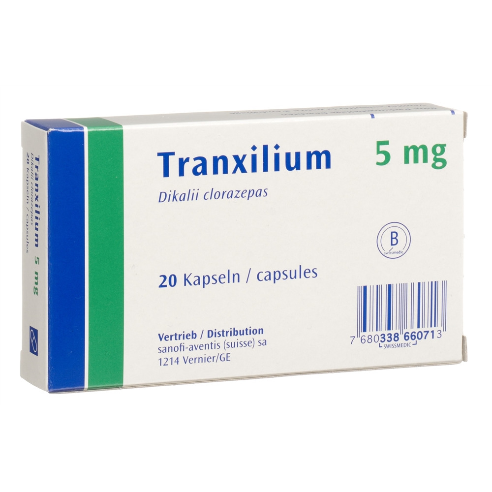 TRANXILIUM caps 5 mg 20 pce