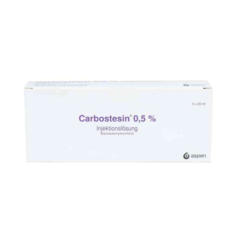 CARBOSTESIN 0.25% Adre 50 mg/20ml 5 flac 20 ml