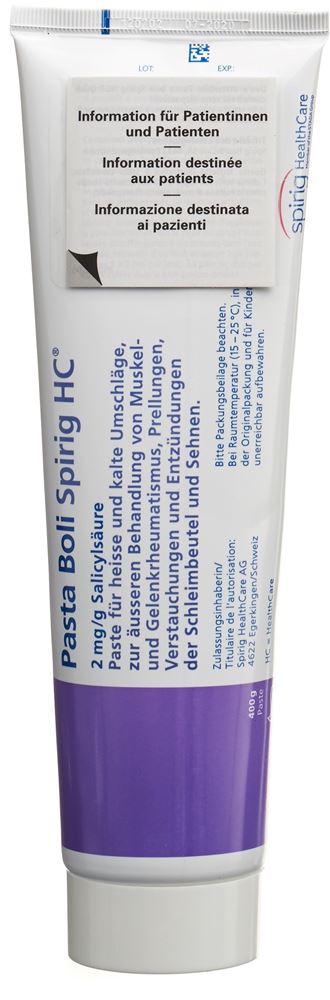 PASTA BOLI Spirig HC pâte tb 400 g