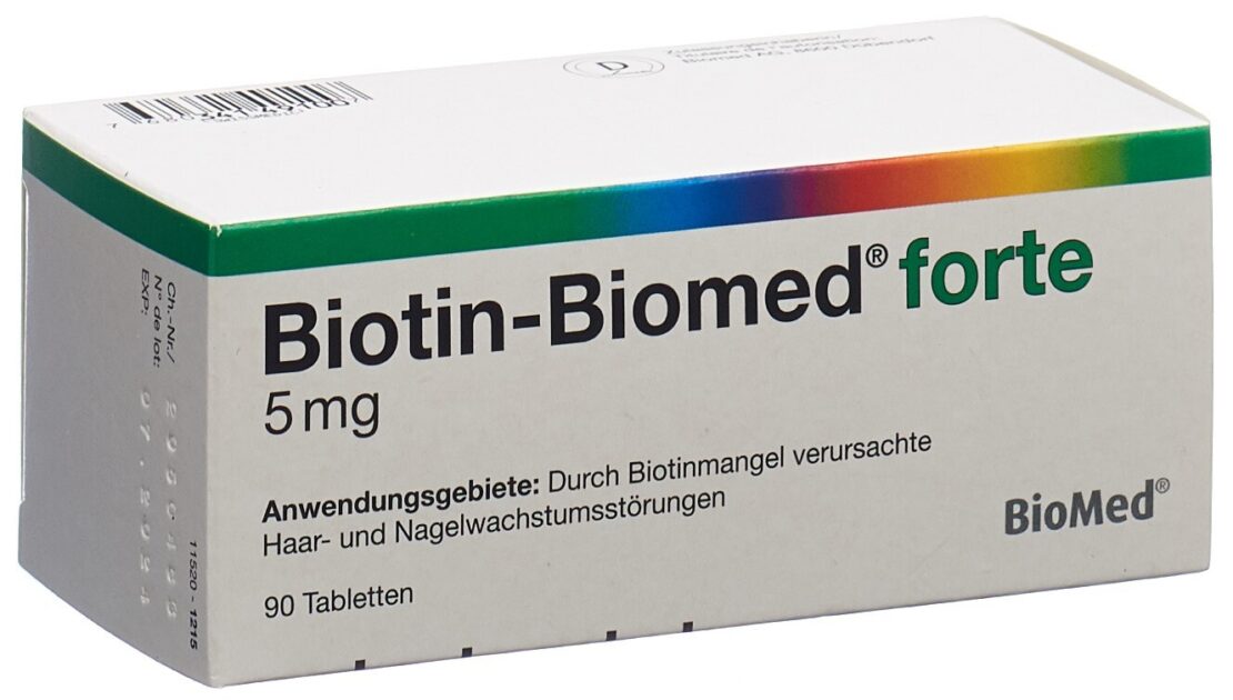 BIOTINE Biomed forte cpr 5 mg blist 90 pce