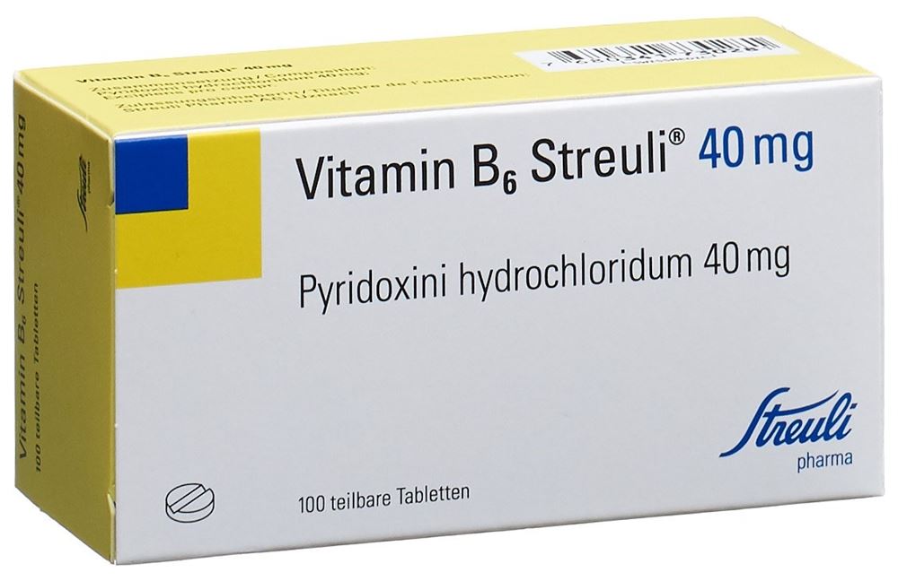 Vitamin B6 Streuli 40 mg, Tabletten