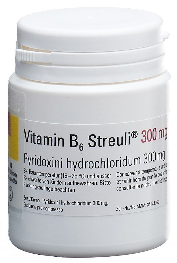 VITAMINE B6 Streuli cpr 300 mg bte 100 pce